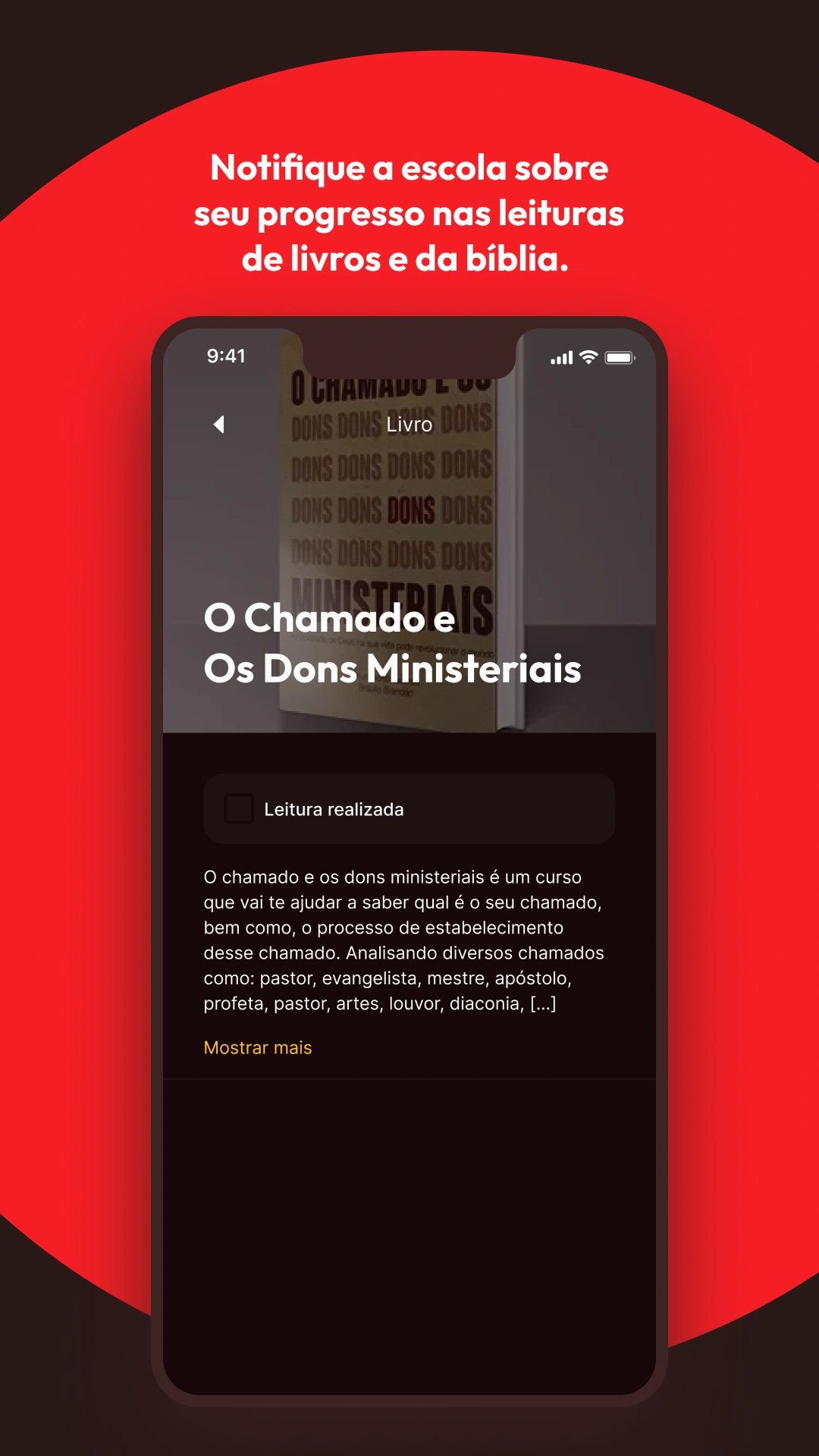 Tela 3 do app Carisma